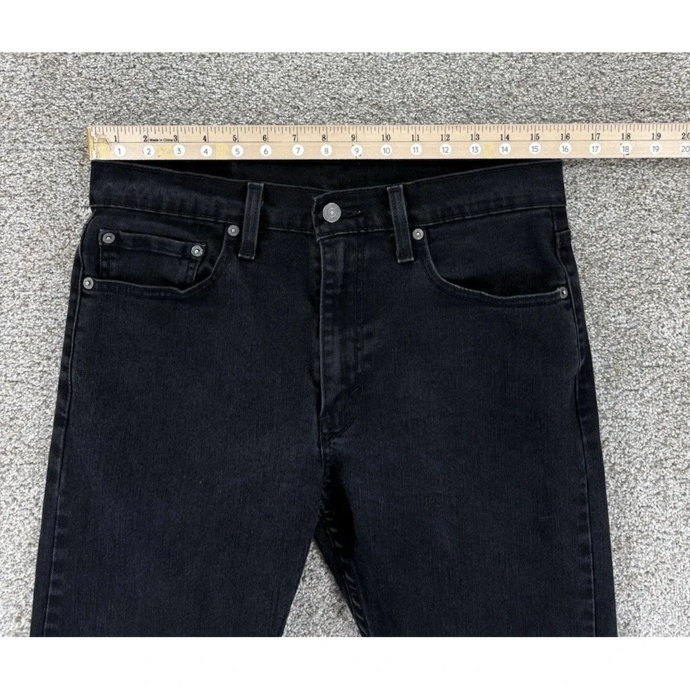 Levis 512 Slim Taper Jeans Mens 32x32 (Fit 32x30) Black Native Cali Wash Stretch